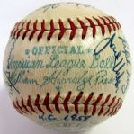 1958 Kansas City As Team Signed Ball