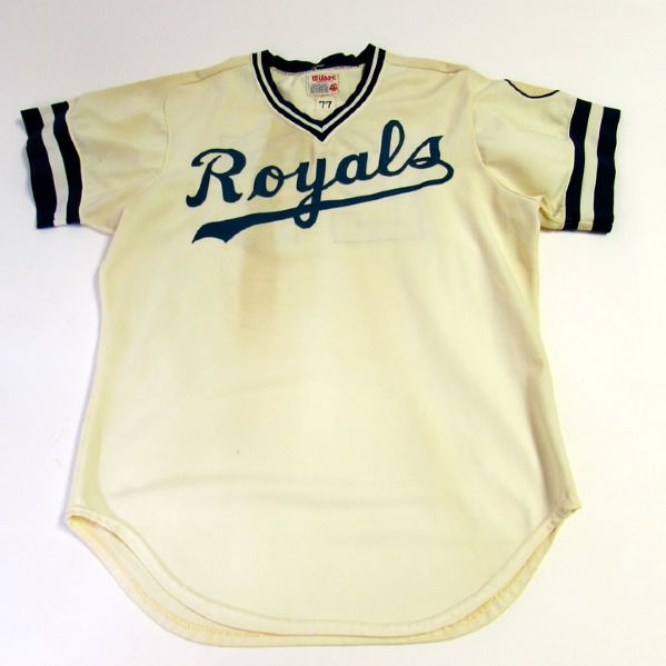 1977 Kansas City Royals Charlie Lau Game-Used Jersey