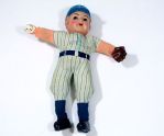 1950s Athletics Baseball Celluloid Doll