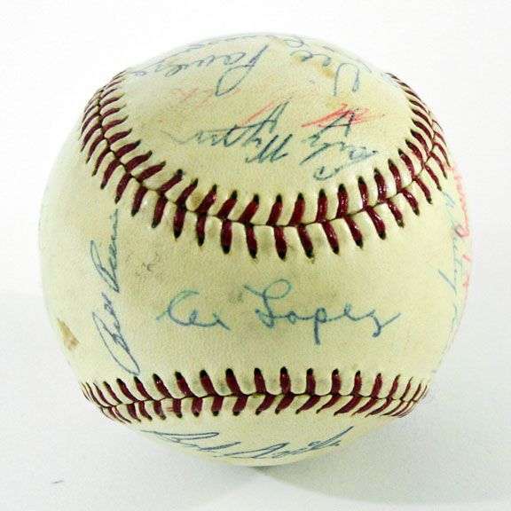1955 A.L. Stars Team Signed Baseball