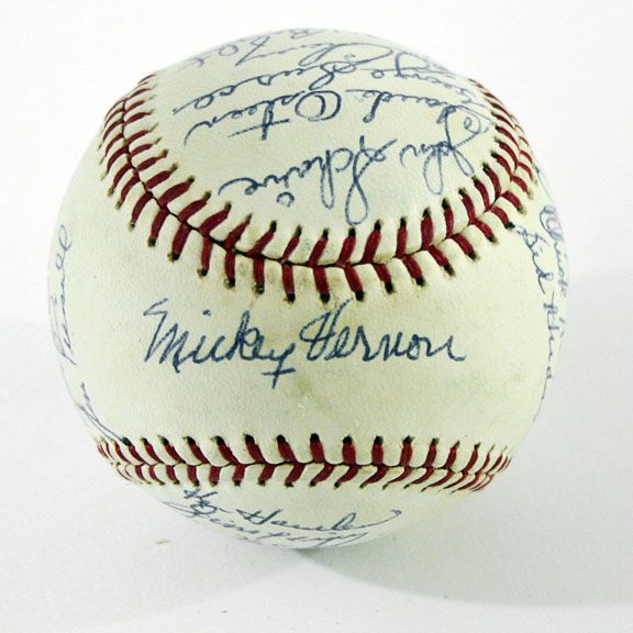 1962 Washington Senators Team Signed Baseball