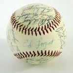 1963 Kansas City As Team Signed Baseball