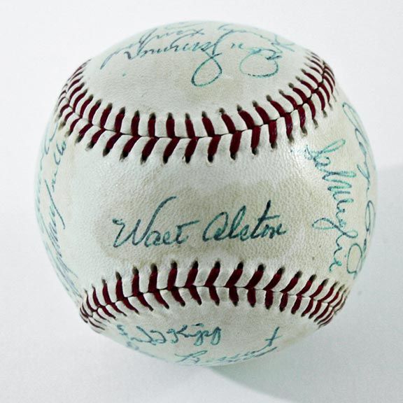 1957 Brooklyn Dodgers Team Signed Baseball