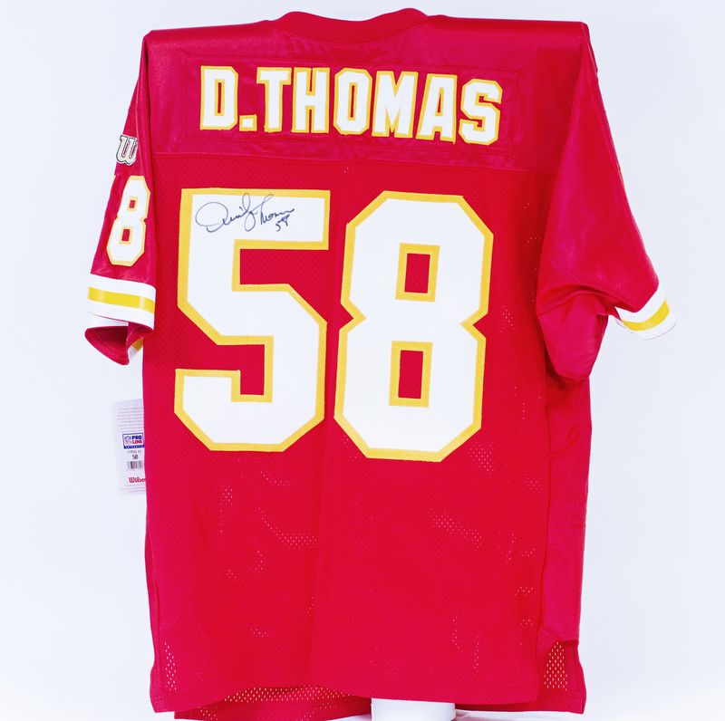 Lot Detail - Derrick Thomas Autographed Chiefs Jersey