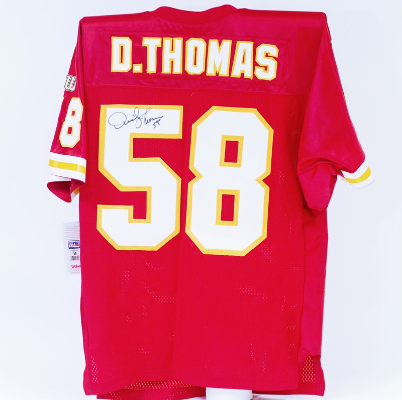 thomas autographed jersey