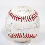 1983 New York Yankees Team Signed Ball (Mattingly Rookie)