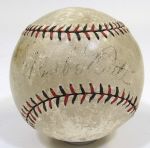 Babe Ruth & Lou Gehrig Signed Ball (JSA)