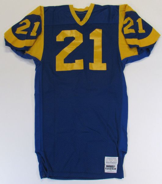 Nolan Cromwell Game Used L.A. Rams Jersey