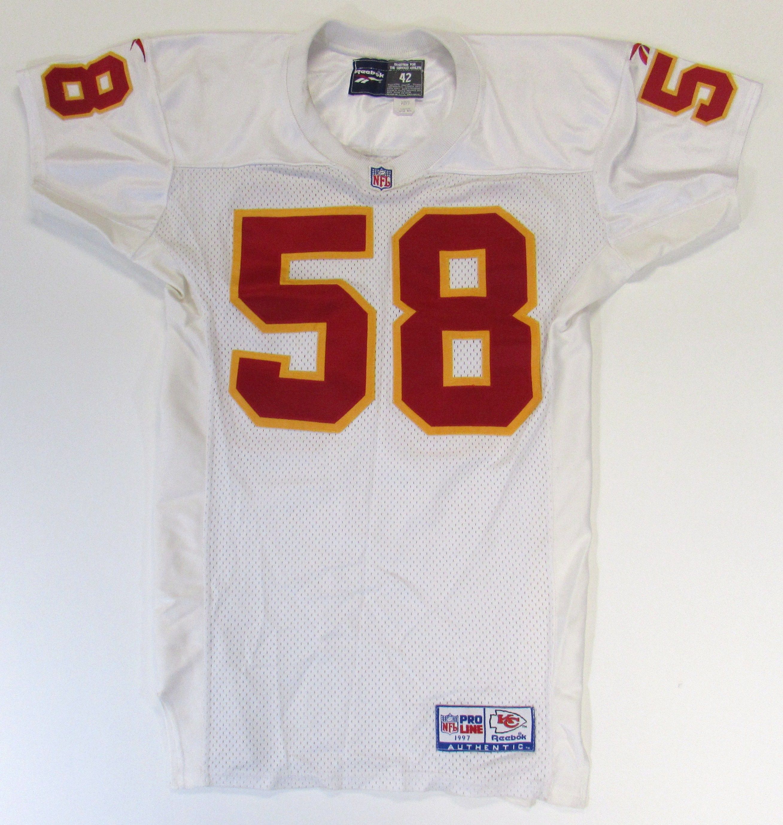 Lot Detail - Derrick Thomas Autographed Chiefs Jersey