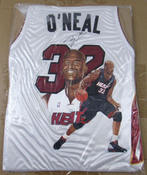 Shaquille ONeal Signed Portrait Jersey