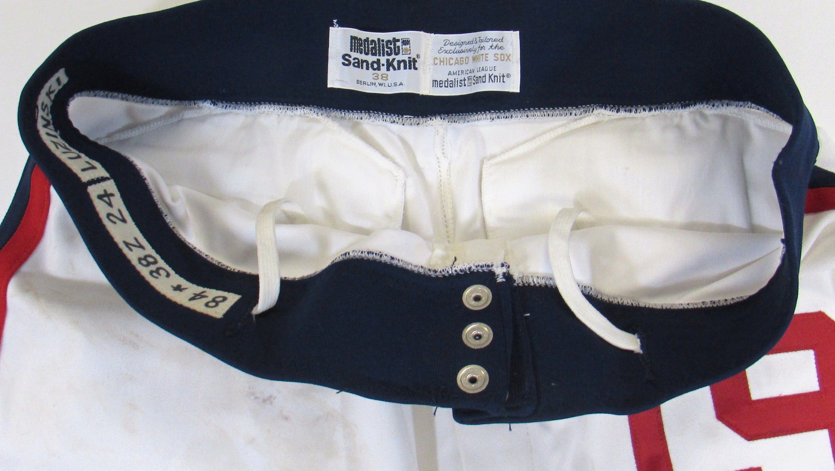 Lot Detail - 1984 Greg Luzinski GU Chicago White Sox Pants & Chew