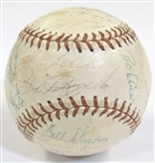 1955 New York Yankees Team Signed Ball