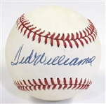 Ted Williams Signed Ball