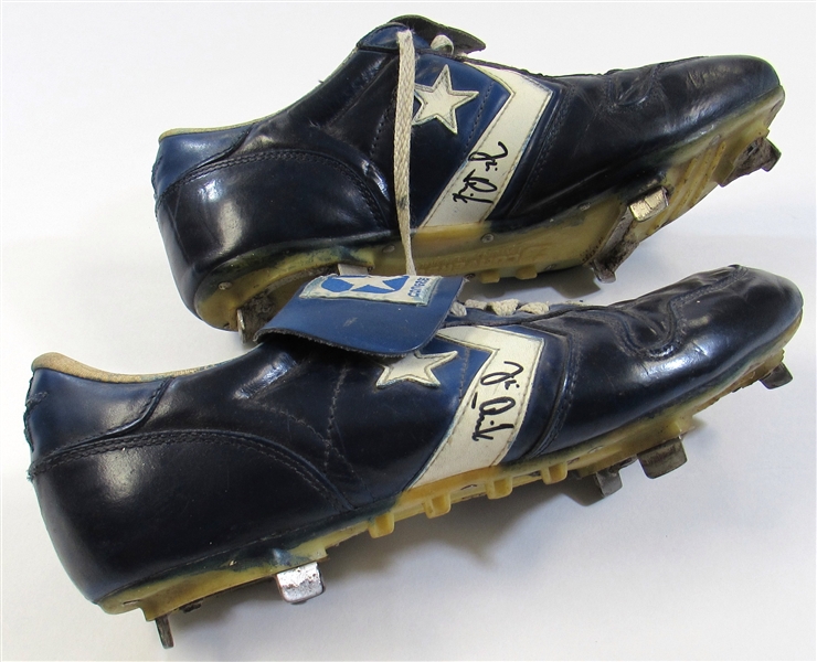 1980s Jamie Quirk GU Signed Cleats