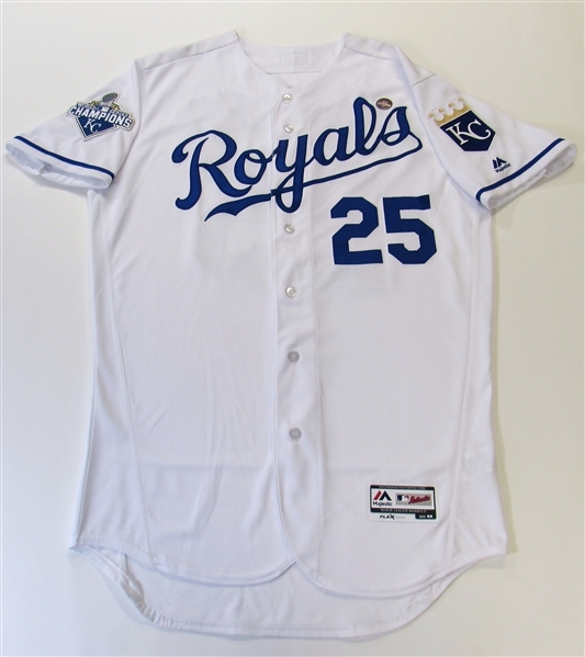 2016 Kendrys Morales Signed Game Used Jersey