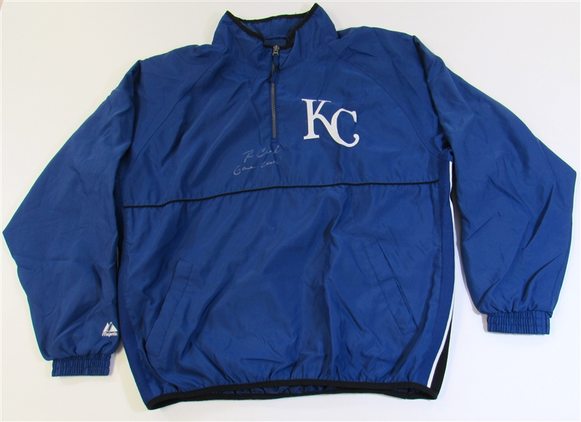 Ron Clark Game Used KC Royals Warm ups