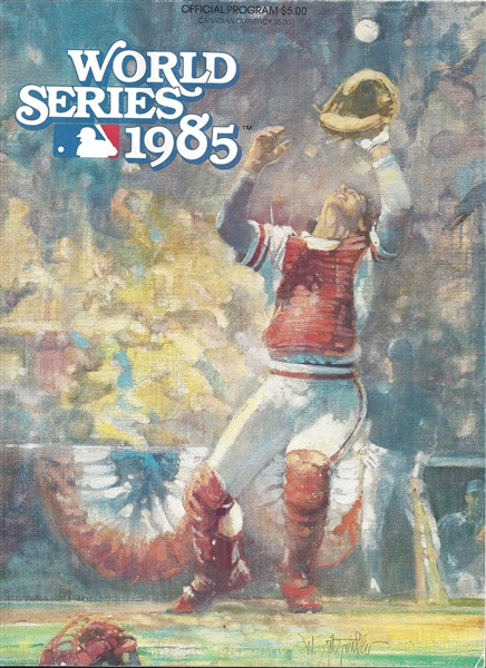 1985 & 1980 World Series Programs
