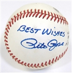 Pete Rose Signed Ball
