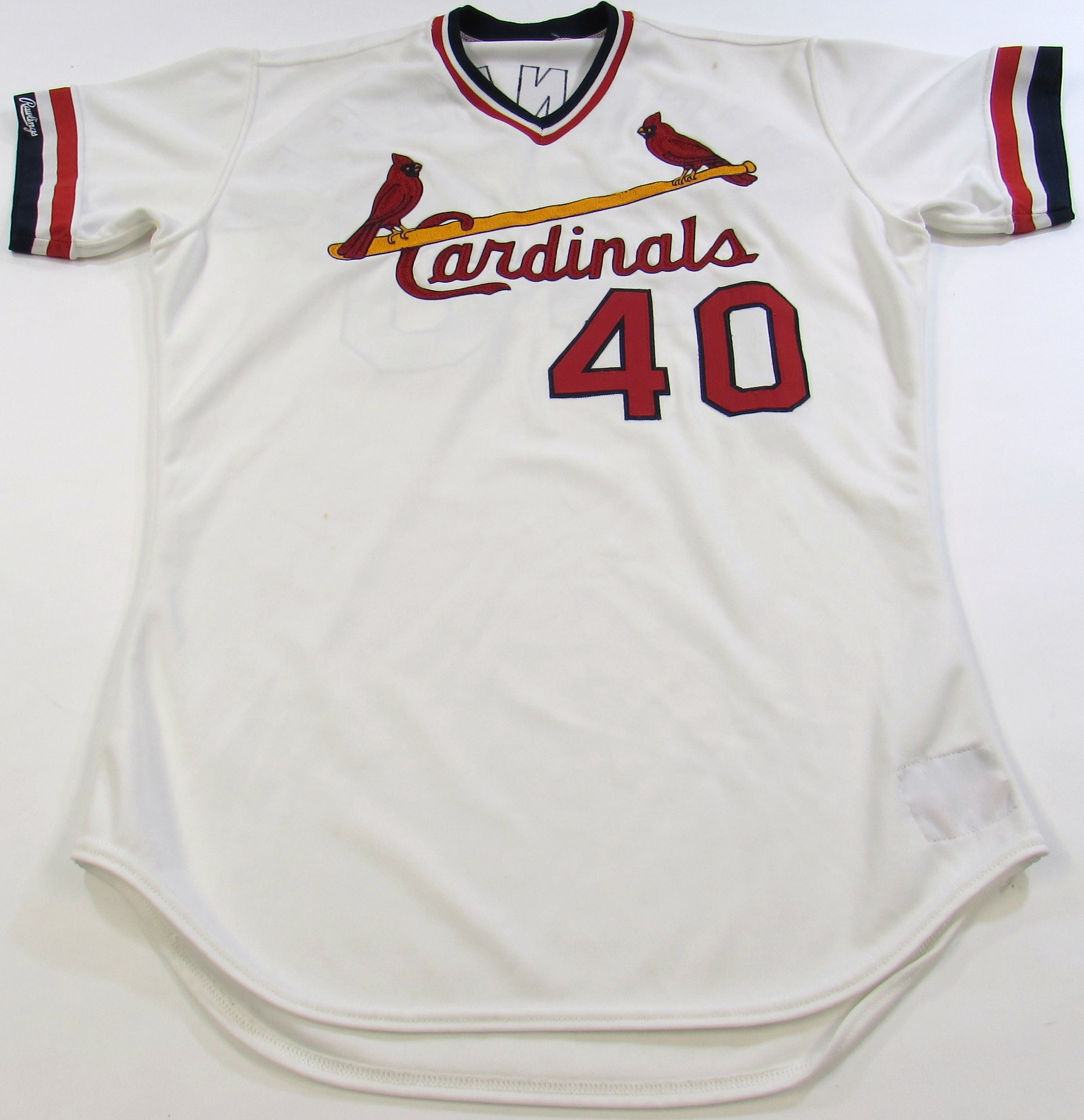 cardinals game used jersey