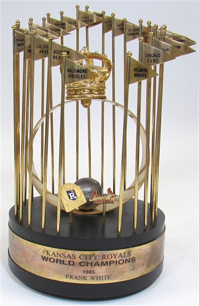 Frank White 1985 World Series Trophy