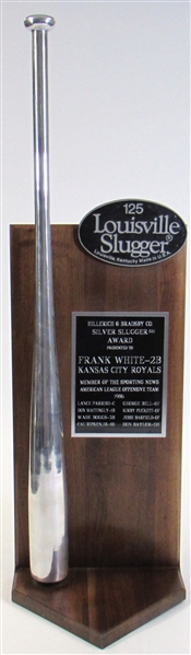 Frank White 1986 Silver Slugger Award