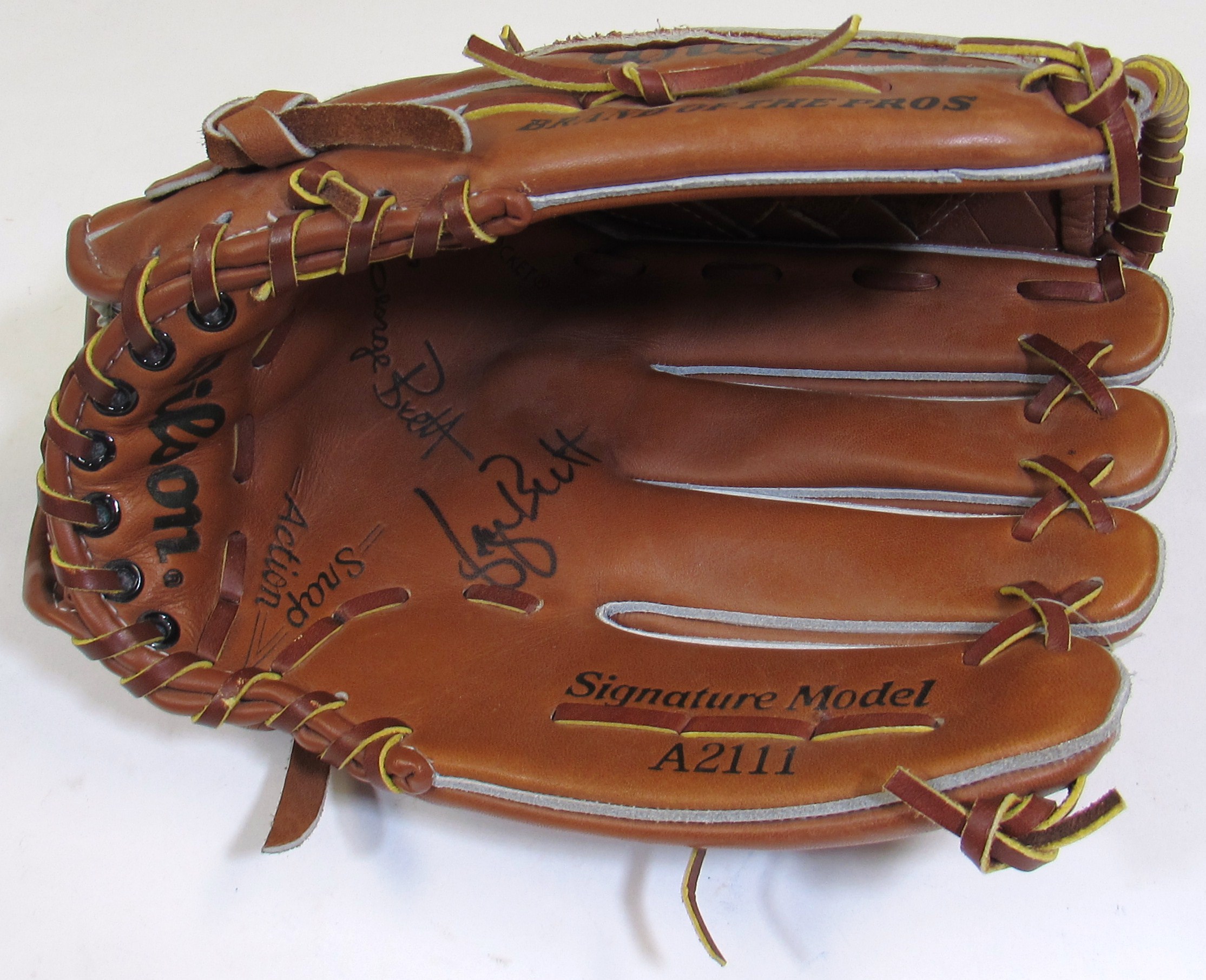 Lot Detail George Brett Signed Glove