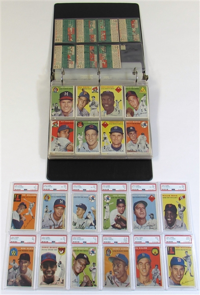 1954 Topps Baseball Complete Set