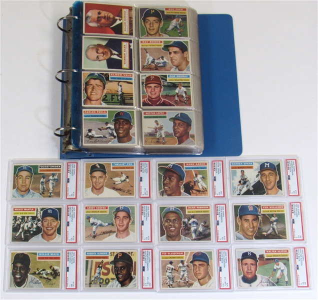 1956 Topps Baseball Complete Set 