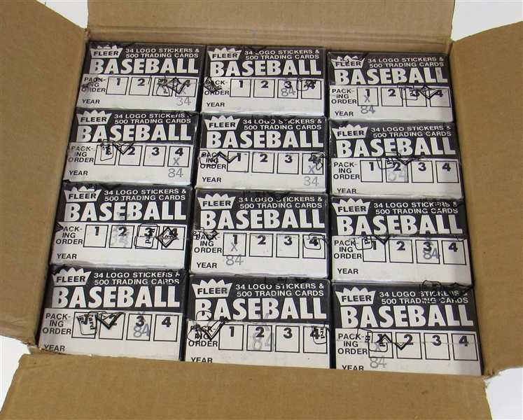 1984 Fleer Baseball Vending Case