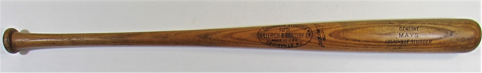 1965-68 Willie Mays GU Bat PSA 8.5