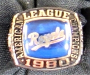 Frank White - Kansas City A.L.  Championship Ring