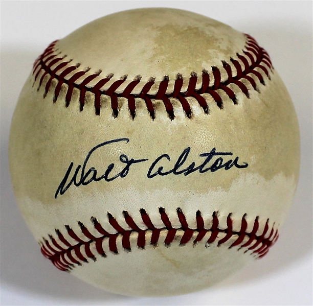 Walter Alston Signed 1983 All-Star Baseball - JSA