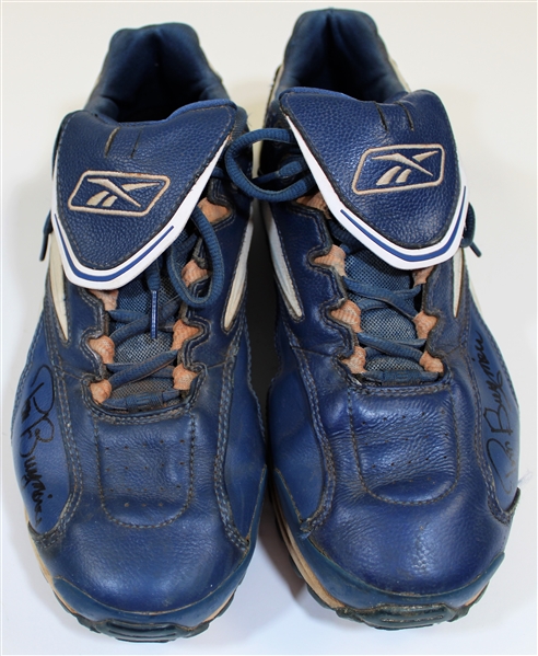 Tom Burgmeier Game Used and Signed Royals Cleats