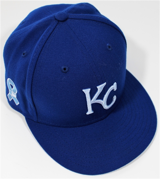 Josh Staumont Kansas City Royals 2021 GW Cap MLB Authentication - 
