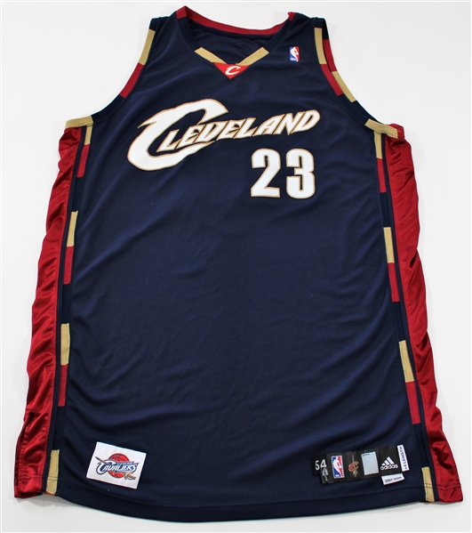 Lebron James 2007-2008 Team Issued Jersey - Miedema Letter