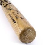 1987-88 George Brett Game-Used Bat Autographed