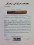 1987-88 George Brett Game-Used Bat Autographed