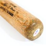 1969-72  Ron Stone Game-Used Bat Autographed
