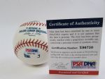 Ernie Banks Single Signed Baseball