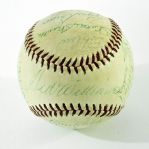 1958 A.L. All-Stars Team Signed Baseball