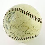 Jimmy Zinn Single Signed Baseball