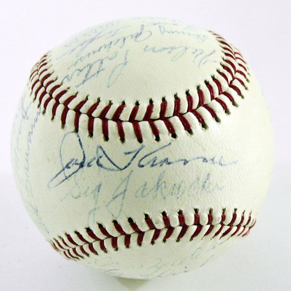 1944 St. Louis Browns Team Signed Baseball