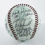 1965 New York Yankees Team Signed Baseball