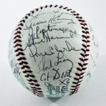 1965 New York Yankees Team Signed Baseball