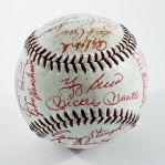 1960 New York Yankees Team Signed Baseball