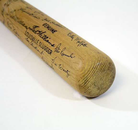 ted williams game used bat