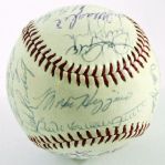 1962 Boston Red Sox Team Signed Baseball