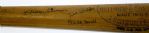 1961 Bobby Del Greco Kansas City A's Game-Used Team Signed Half Bat