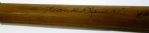 1961 Bobby Del Greco Kansas City A's Game-Used Team Signed Half Bat