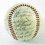 1958 Pittsburgh Pirates Team Signed Baseball